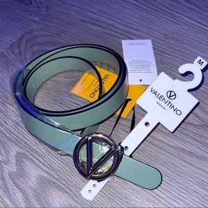 Valentino by Mario slim leather belt M